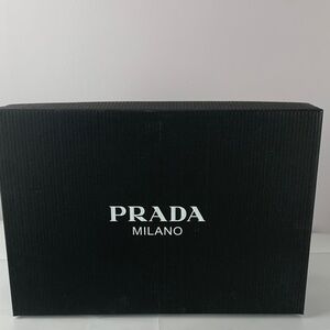 Prada Black gift box Textured Box 13 x9 x 4